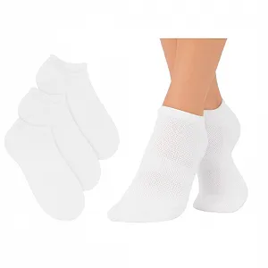 Носки Trainer Nod Off Bamboo 6 пар, для женщин, размер 4-8, с нескользящей щиколоткой, поддержкой свода стопы и лодыжки, дышащие носки для бега с захватом - Фото 1