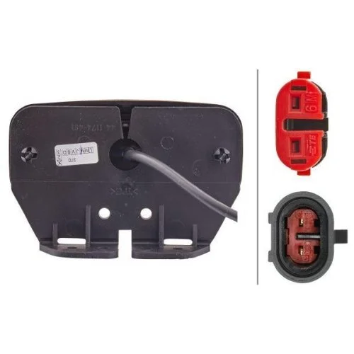 Боковий габаритний ліхтар HELLA 2PS 345 600-021 для DAF SCANIA SPIERINGS PACTON, фото №2