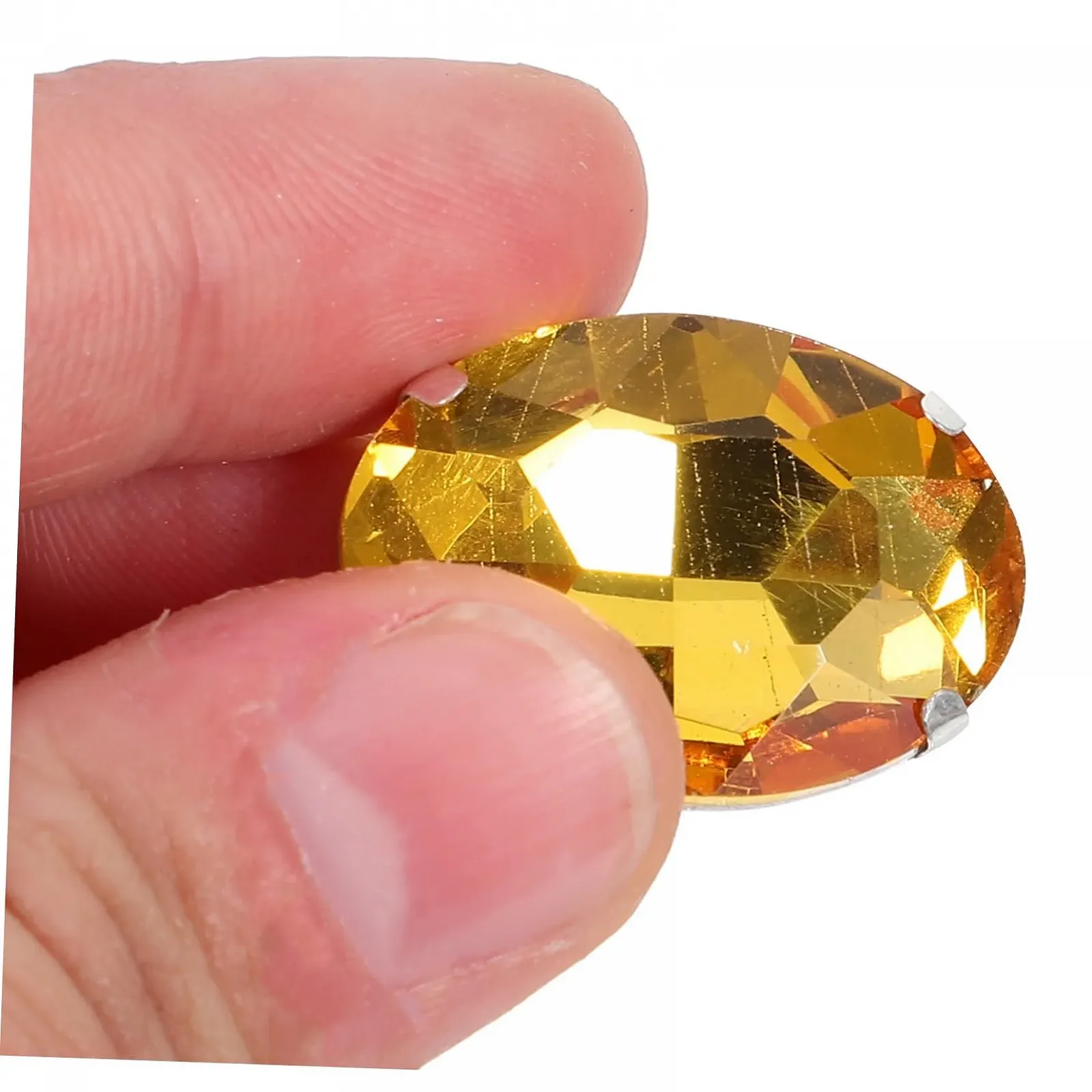 Стрази для пришивання NUOBESTY Нерегулярні камені з кігтями для одягу, сумок та весільних прикрас, фото №8