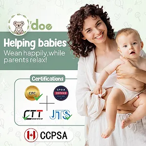 Набір посуду для годування малюків O'doe, зелений, V1 synthetic.ua - Фото 1