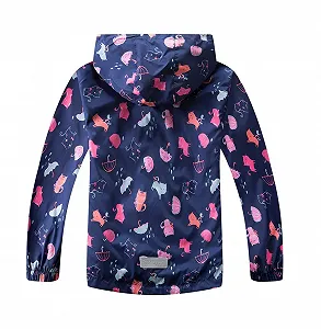 Дощовик для дівчат YoungSoul, вітро- та водонепроникна перехідна куртка synthetic.ua - Фото 1