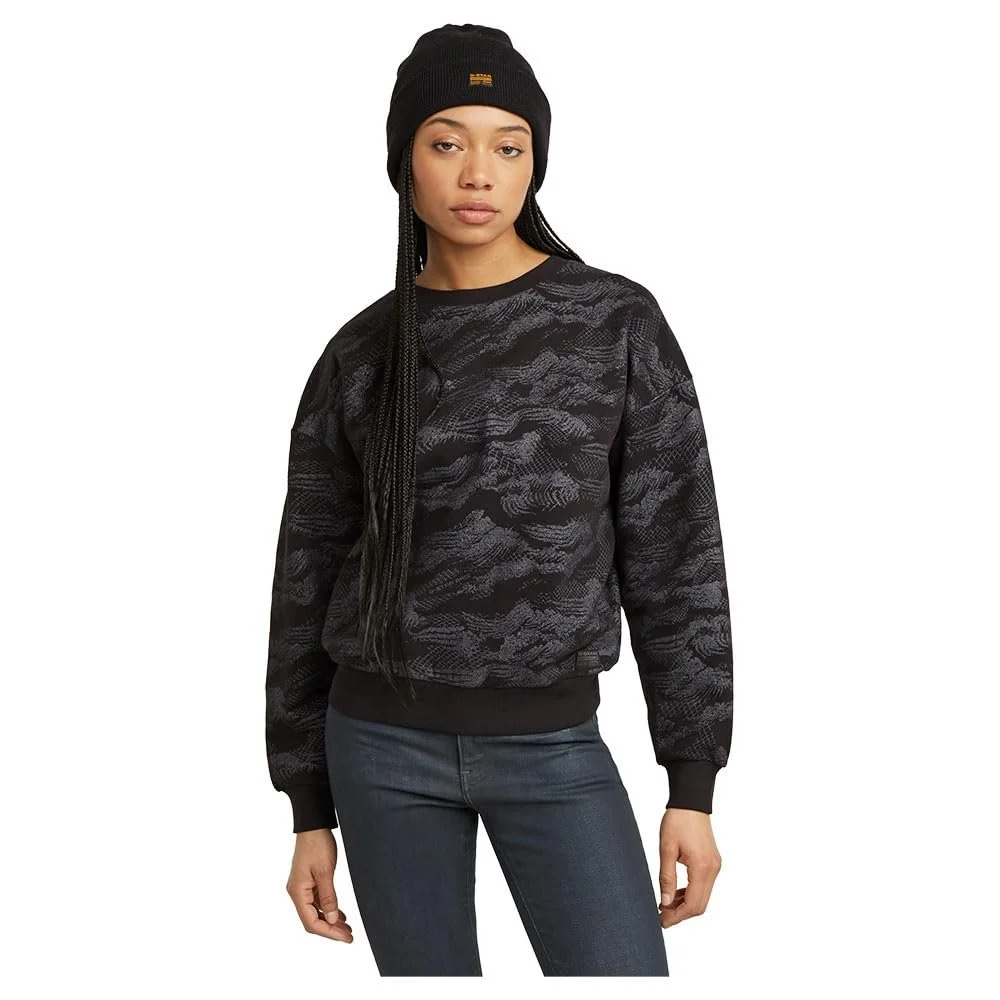 Свитшот G-STAR Свободный Кружевной AOP Женский, фото №1