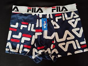 Чоловічі сині труси боксери Fila - Фото 1