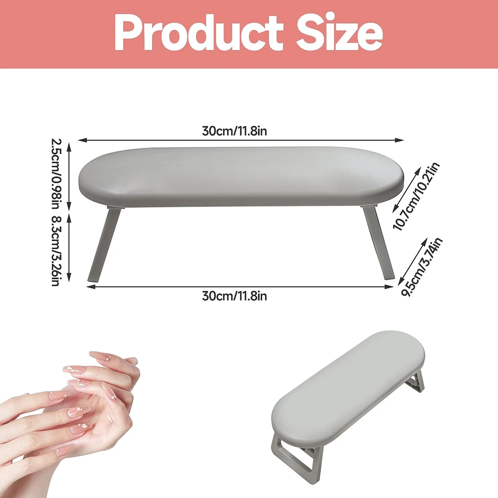 Підставка для рук Сіра, фото №2 Підставка для рук Сіра, фото №2