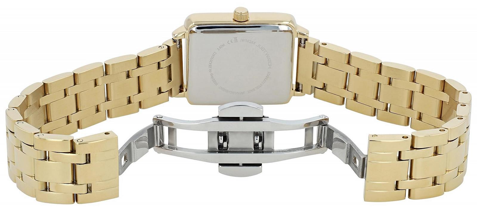 Часы Just Watch Colette Женские с Браслетом из нержавеющей стали, Прямоугольные, Серебряный, фото №3