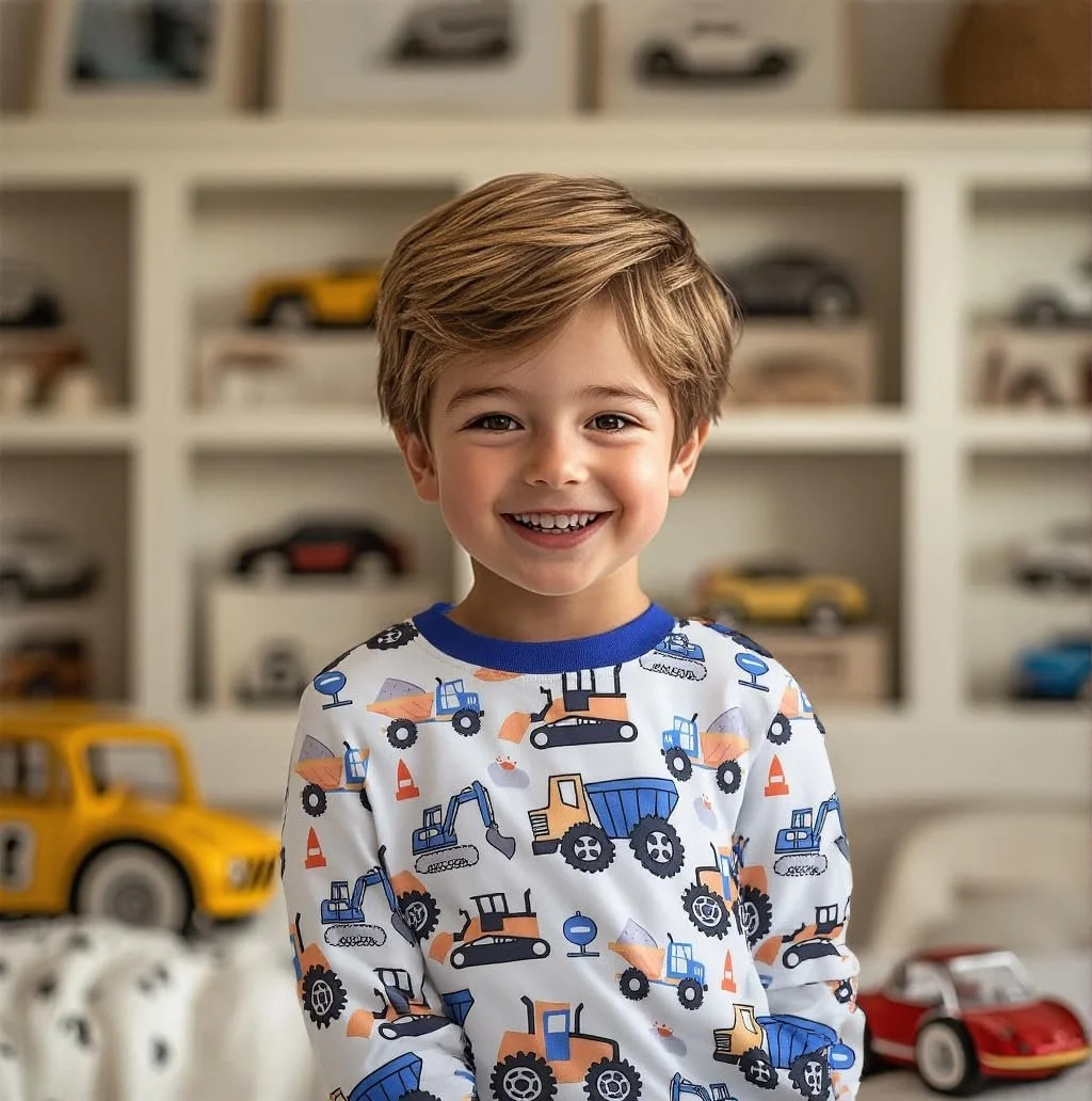 Піжамний комплект CM-Kid для хлопчиків, осінь, довгий рукав, дитячий, зимовий, фото №2