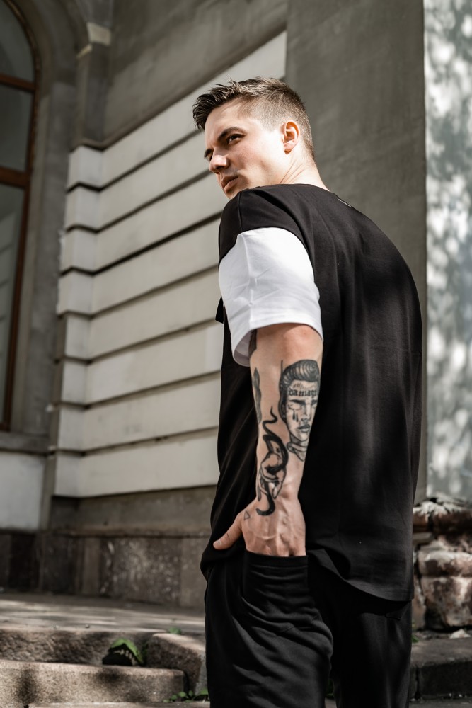 Футболка FreeDom черная с белым, фото №4