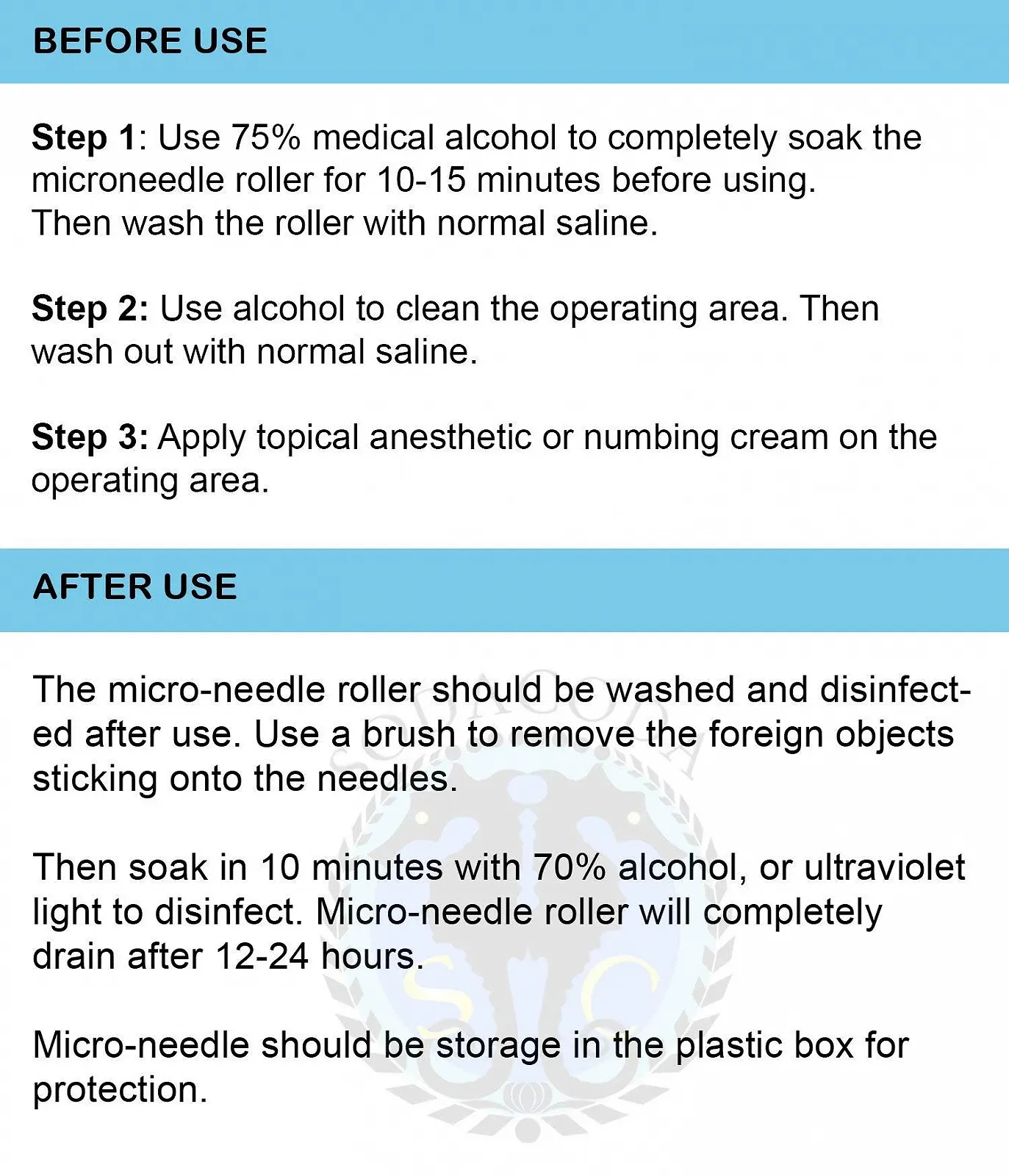 Дермаролер Sodacoda Титановий мікроголковий ролик 0.75 мм, фото №8