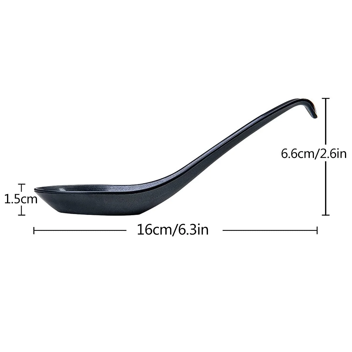 Ложка для супу з локшиною, набір 10 шт, фото №2