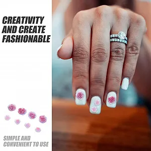 Украшения для ногтей Цветы Baluue Цветочные 3D Украшения для дизайна ногтей synthetic.ua - Фото 1