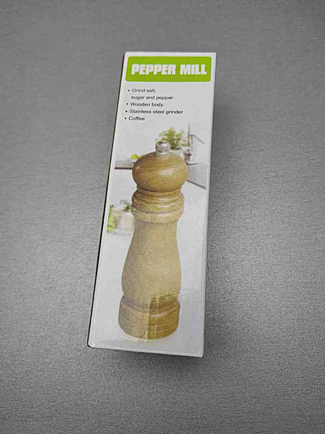 Солонки перечницы и емкости для специй Мельница перца Pepper Mill дерево, фото №1