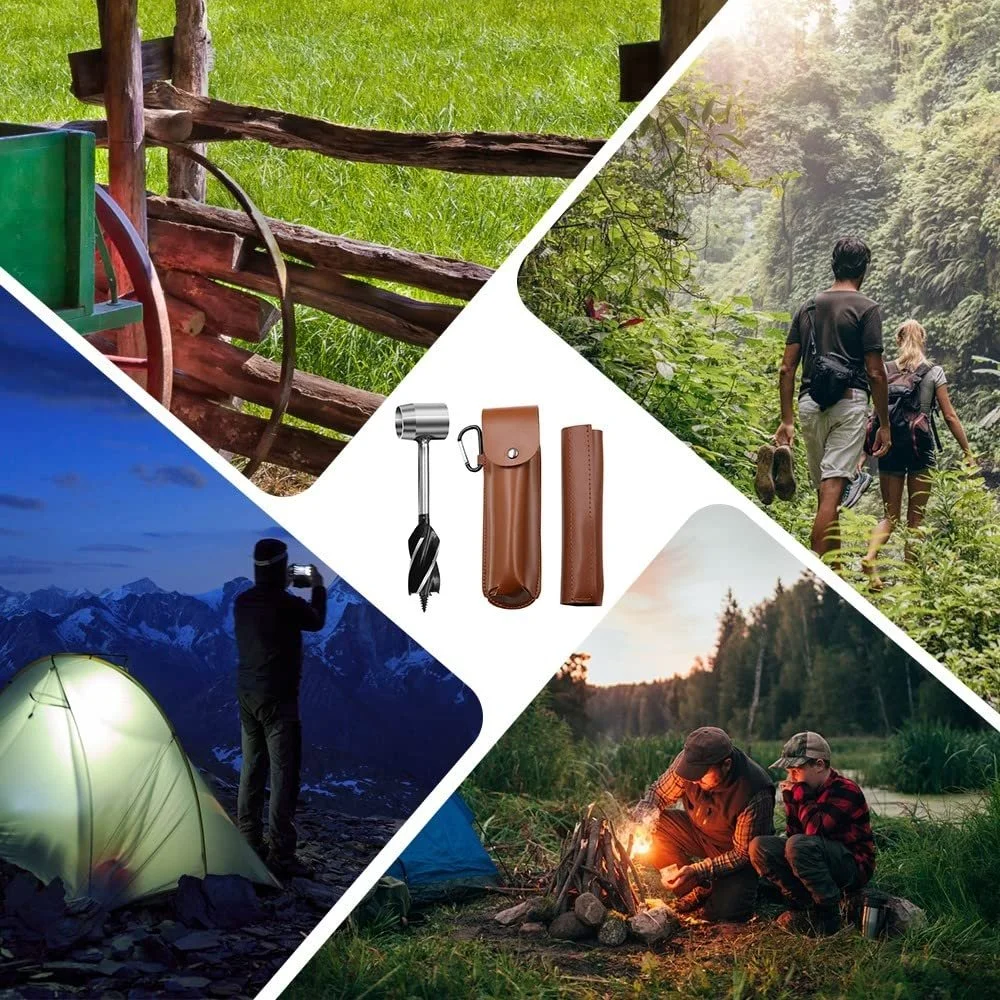 Свердло для дерева Scotch Eye зі шкіряним органайзером та захистом свердла, фото №7