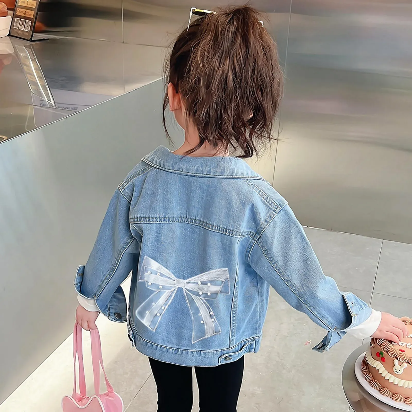 Джинсова куртка L SERVER Дитяча Вишита Перехідна, фото №8