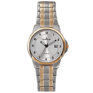 Женские кварцевые часы Dugena Gent Titanium, серебряный циферблат, разноцветный - Фото 1