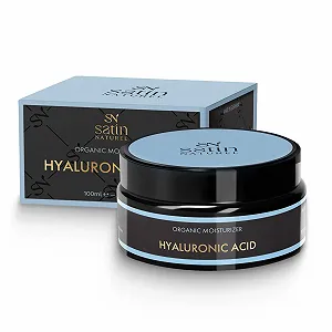 Денний крем Organic Hyaluronic Acid Cream Vegan Anti Wrinkle Anti Aging з алое вера 100 мл - Фото 1