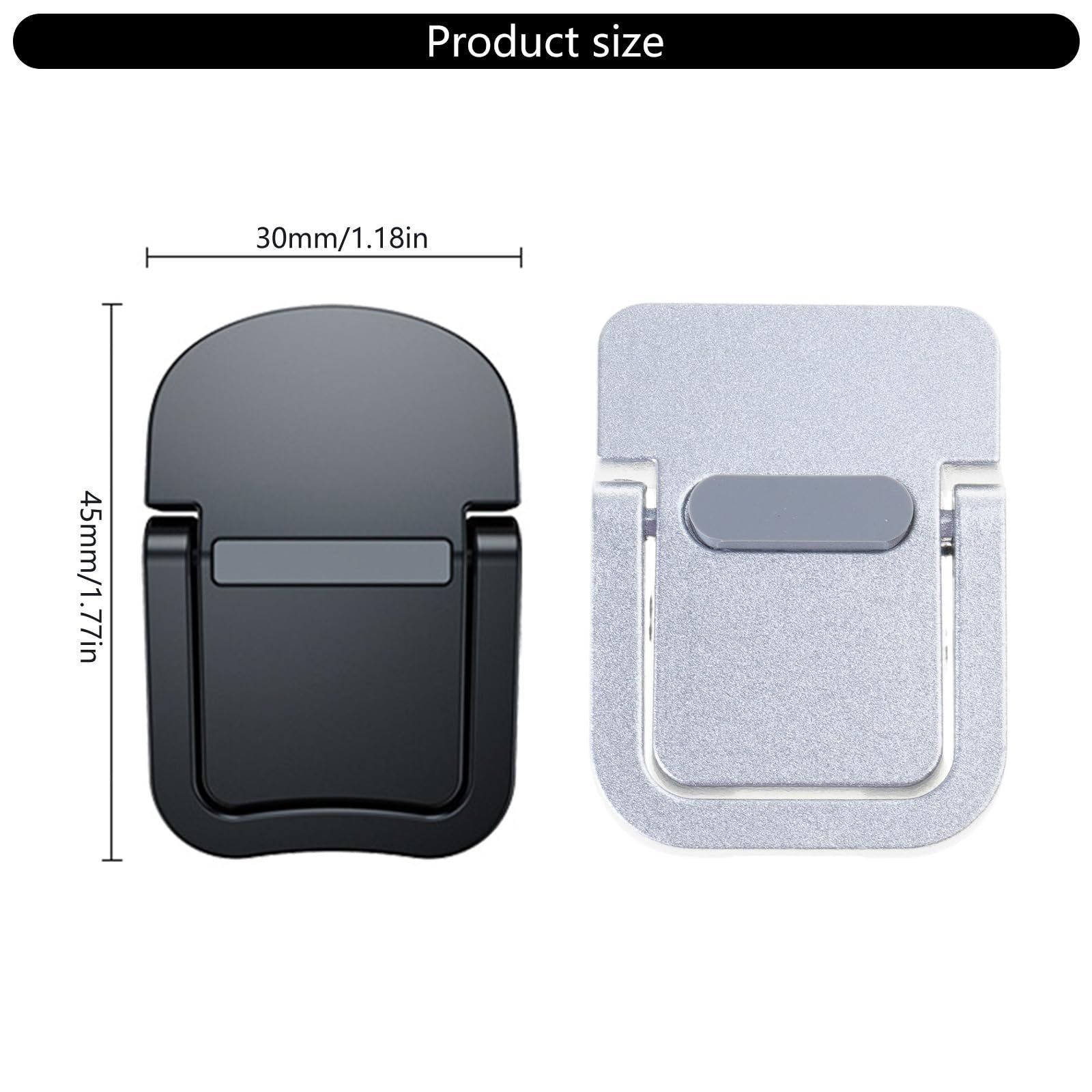 Подставка для ноутбука портативная складная регулируемая металлическая (2 шт), фото №4