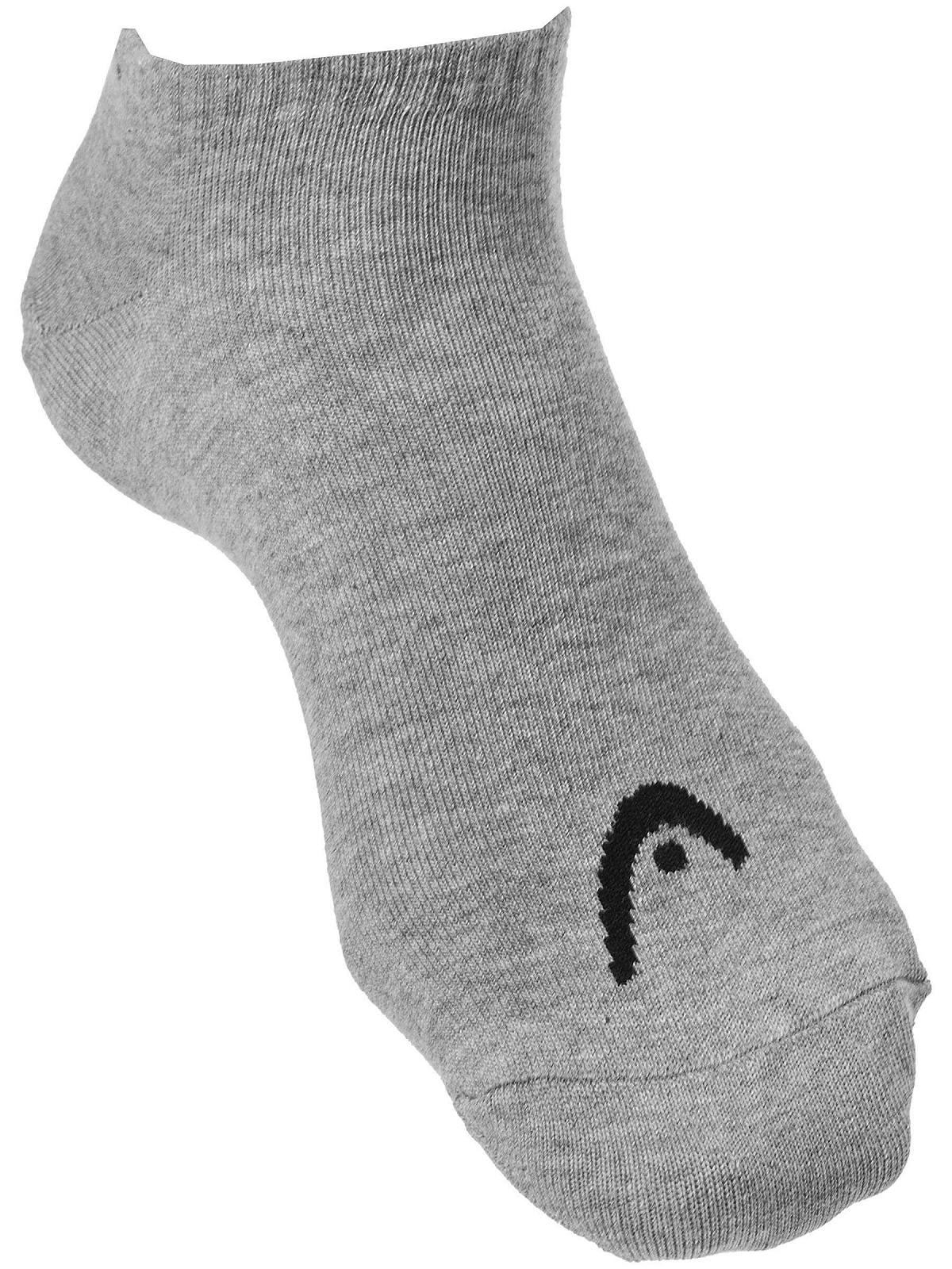 Шкарпетки Head ALL SPORTS TRAINING SNEAKER 3P Сірий, Білий, Чорний  43-46, фото №3
