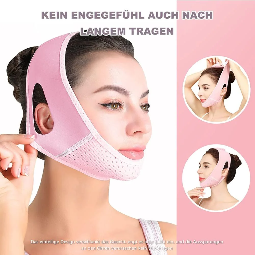 V-подібна Ліфтинг Маска V Shape для Підтяжки Обличчя, Зменшення Подвійного Підборіддя, фото №3