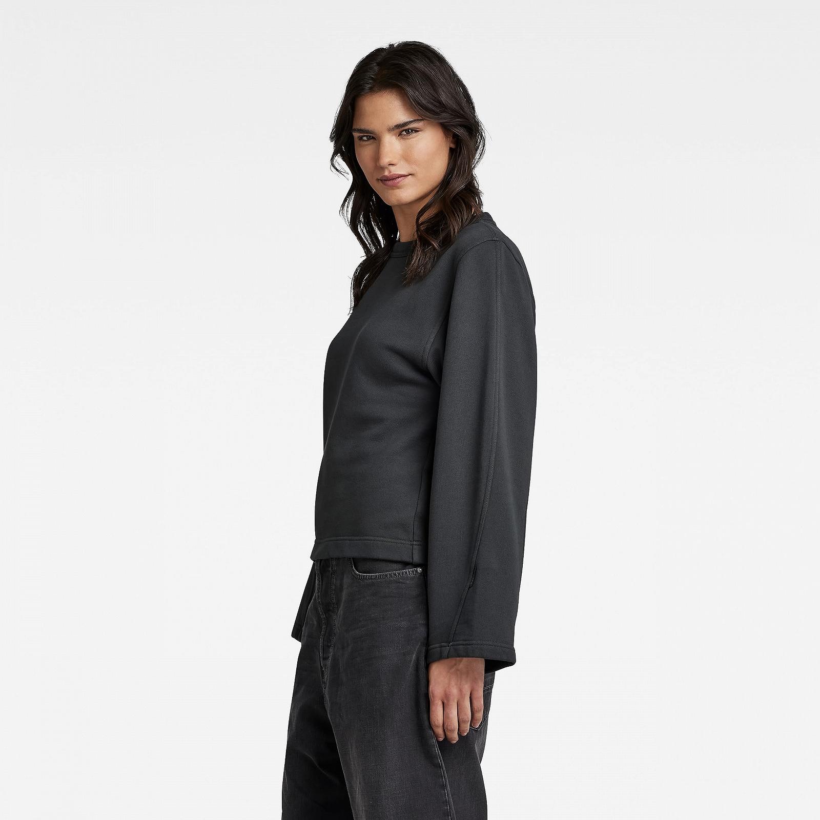 Свитер G-Star с регулируемыми рукавами, укороченный, женский, фото №2