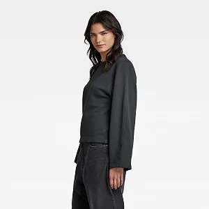 Свитер G-Star с регулируемыми рукавами, укороченный, женский synthetic.ua - Фото 1