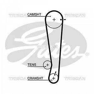 Комплект ременя ГРМ TRISCAN 8647 43007 synthetic.ua - Фото 1