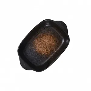 Купить Форма для запекания Japanese керамическая с двумя ручками 0,5 л - Фото 1 Форма для запекания Japanese керамическая с двумя ручками 0,5 л - Фото 1