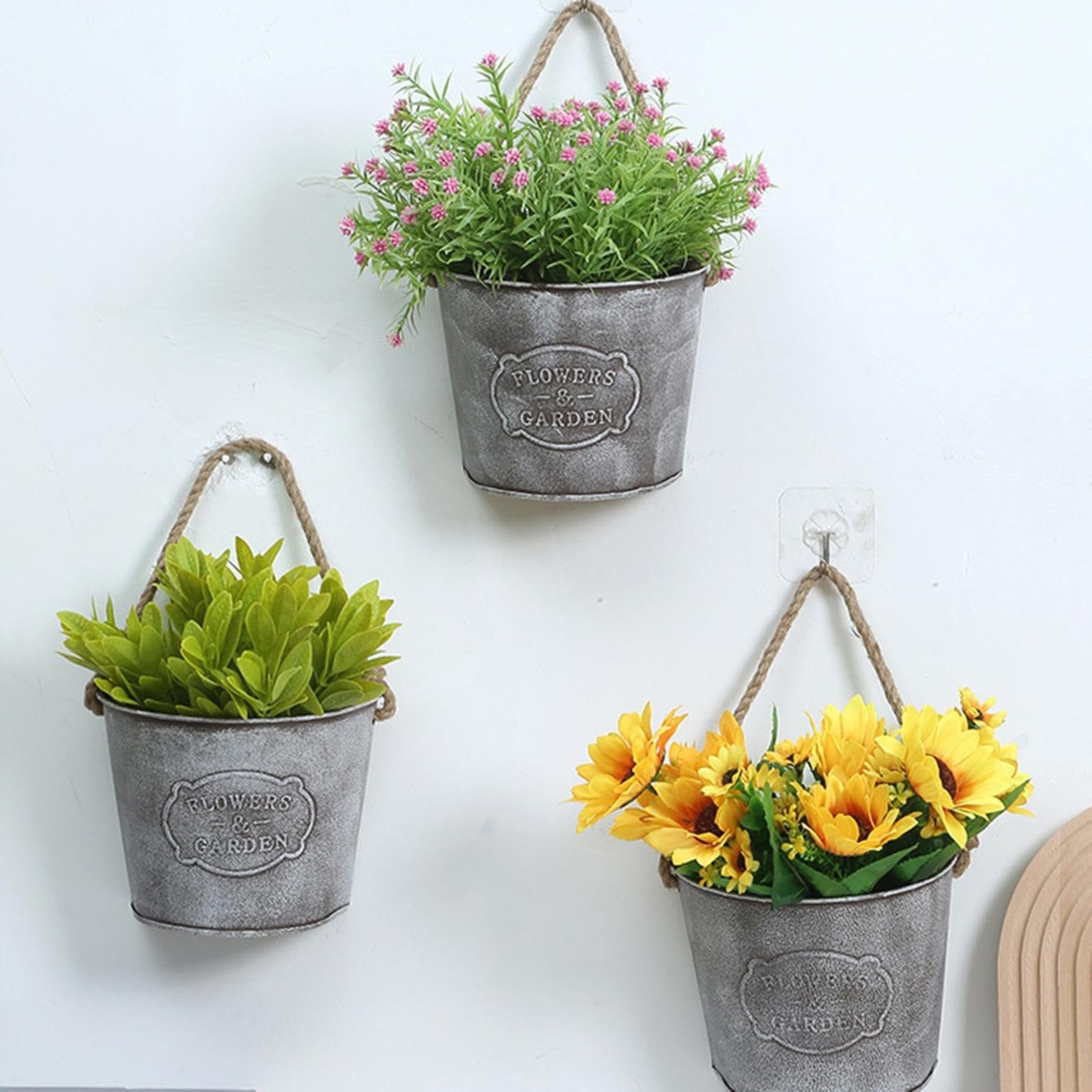 Підвісний горщик для квітів Harilla Залізний Vintage, фото №4 Підвісний горщик для квітів Harilla Залізний Vintage, фото №4