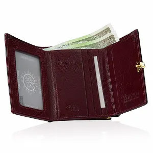 Кошелек BETLEWSKI Retro Modern Natural Leather Patent Leather RFID Protection 12 x 9 x 2.8 см S Черный synthetic.ua - Фото 1