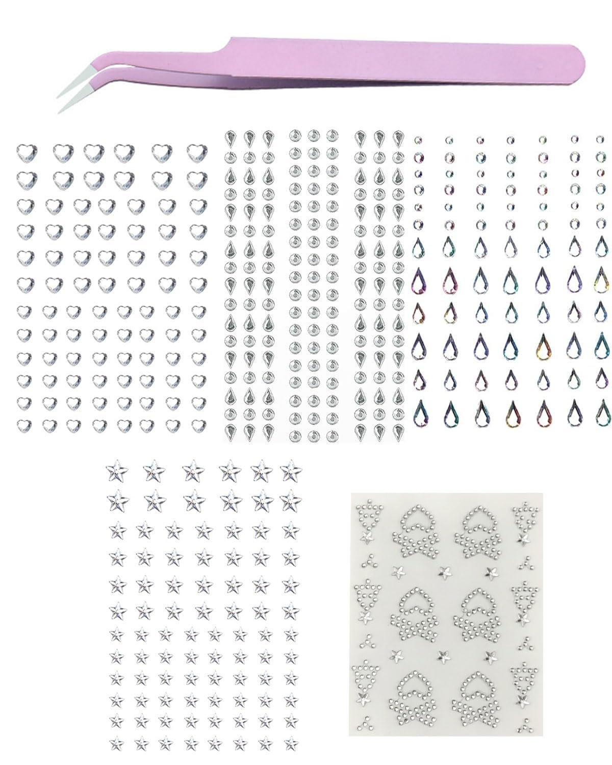 Самоклеючі Блискучі Камінці, для Манікюру, фото №1