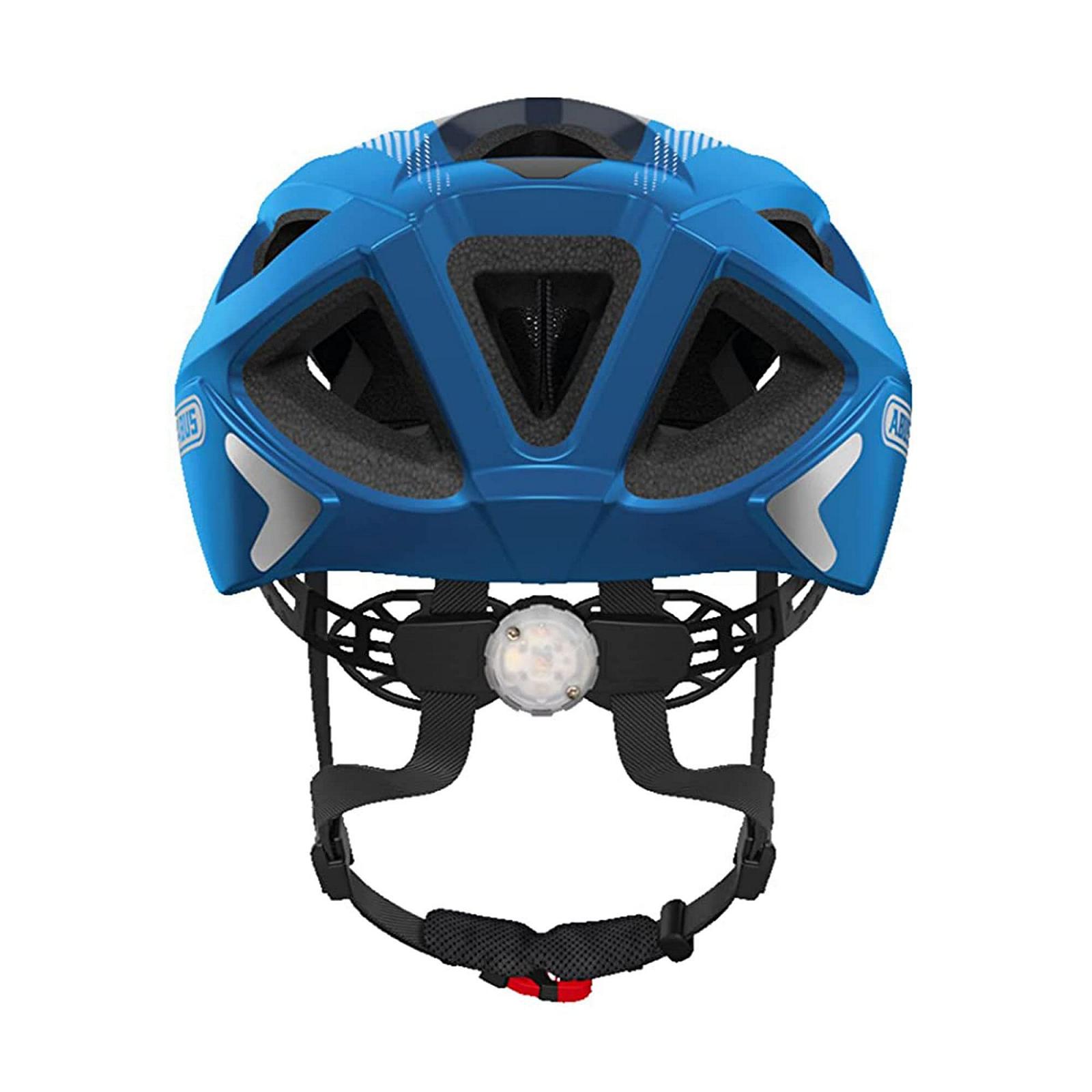 Шолом Велосипедний ABUS Aduro 2.0 Міський З Підсвічуванням, Steel Blue, фото №3