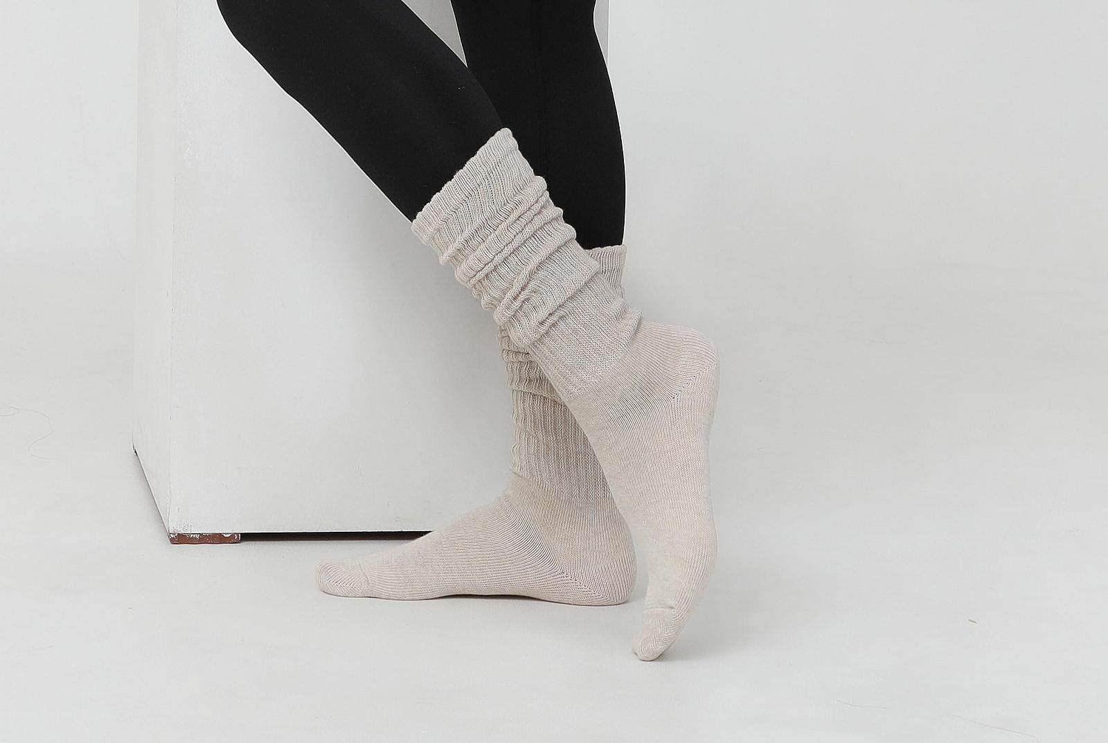 STYLEGAGA Женские осенне-зимние вязаные носки, фото №4