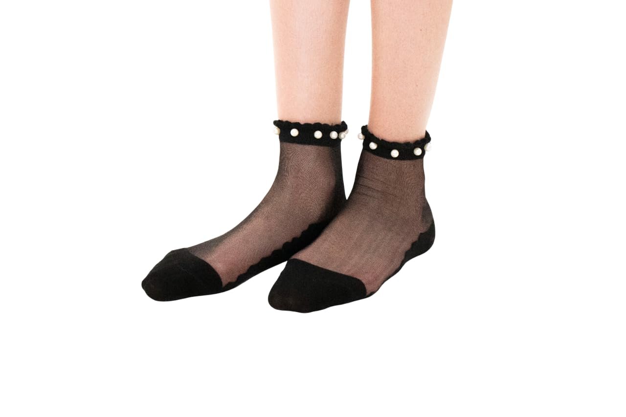 Женские носки Perles Черный 3-7, черный, фото №1