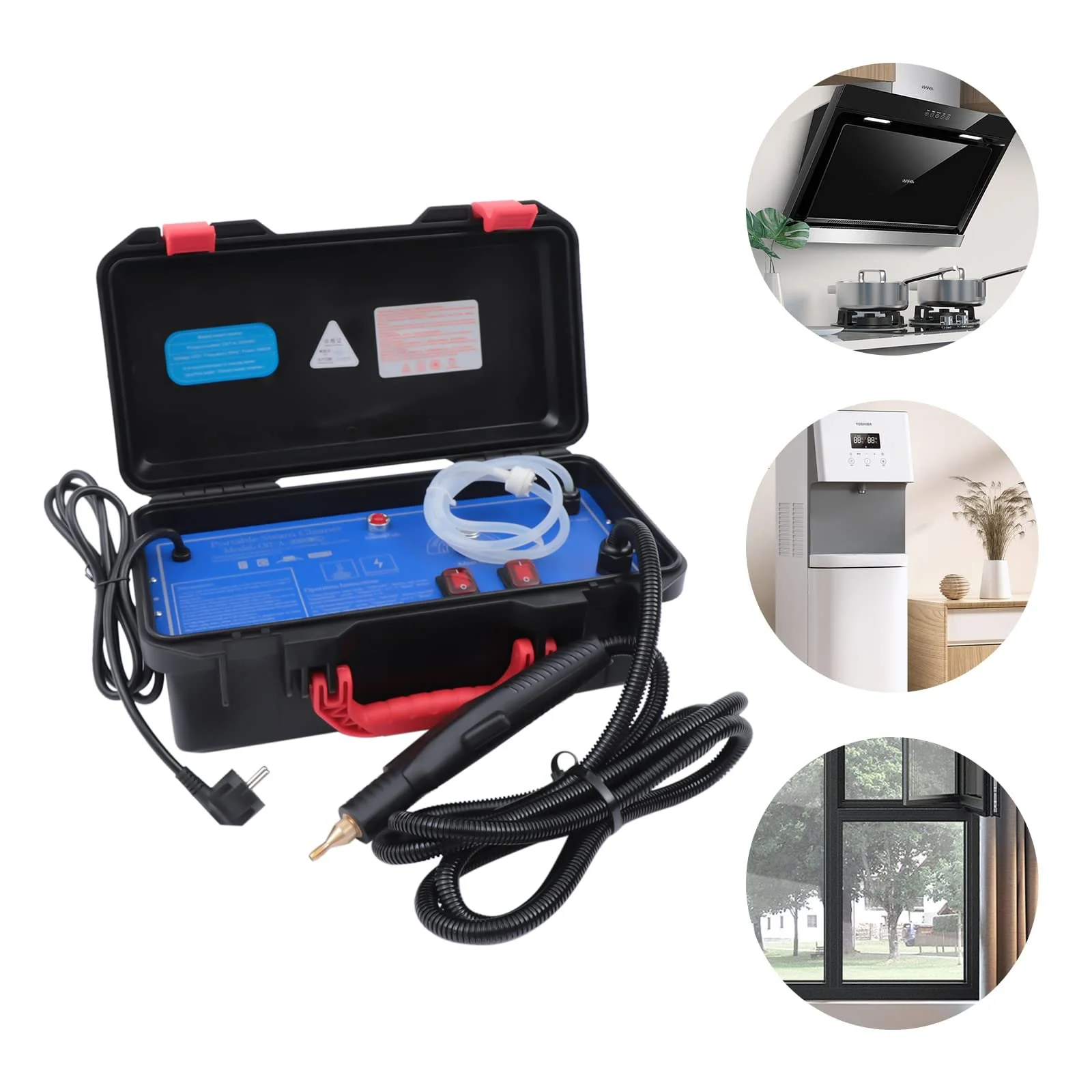 Пароочисник 3000 Вт високого тиску, фото №3