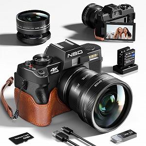 Цифрова камера NBD 4K 48MP Автофокус 16X Зум 3-дюймовий дисплей, що обертається на 180

Deep Black - Фото 1