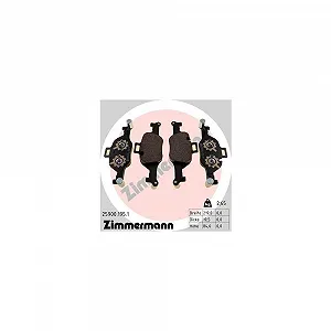Комплект гальмівних колодок ZIMMERMANN 25900.195.1 для BMW передня вісь - Фото 1