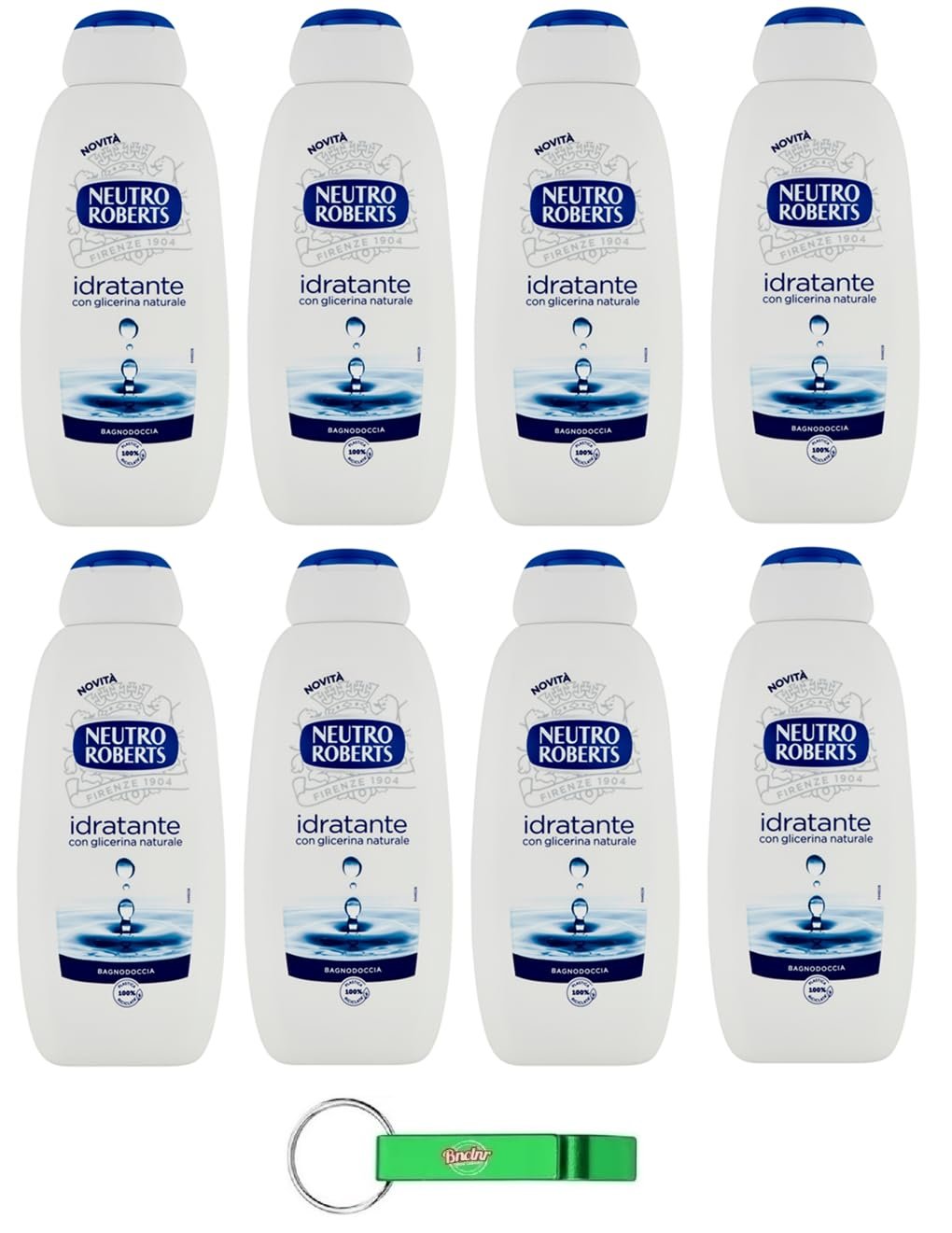 Гель для душу Neutro Roberts Idratante з натуральним гліцерином 8 x 450 мл, фото №1 Гель для душу Neutro Roberts Idratante з натуральним гліцерином 8 x 450 мл, фото №1