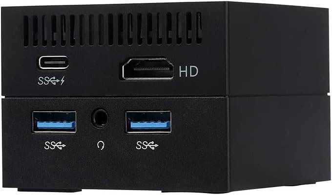 Міні ПК Fusion5 FMP4 / Intel N4120 / RAM 8GB / SSD 128GB / 1 x HDMI / Wi-Fi 5 / Bluetooth 4.2 / Windows 11 Home / Чорний, фото №2