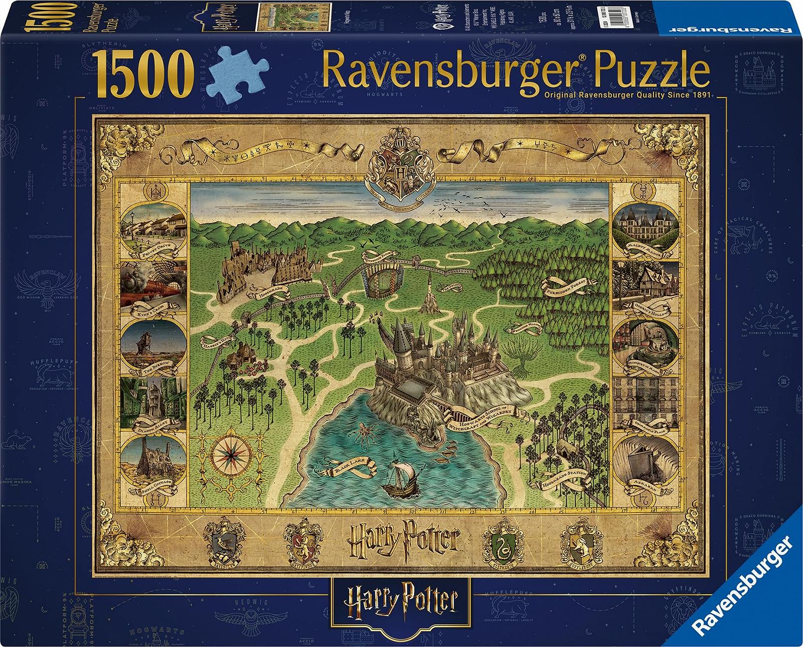 Пазл Ravensburger Harry Potter Hogwarts Card 12000720 1500 елементів 14+, фото №1 Пазл Ravensburger Harry Potter Hogwarts Card 12000720 1500 елементів 14+, фото №1
