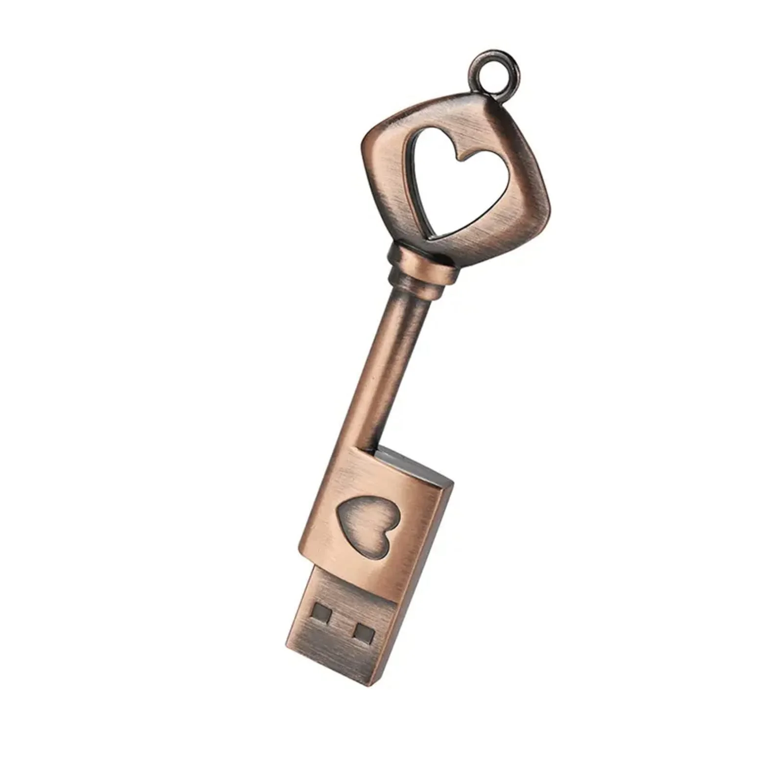 USB-накопичувач Heart Shape Metal USB 3.0 64GB Бронзовий, фото №6 USB-накопичувач Heart Shape Metal USB 3.0 64GB Бронзовий, фото №6