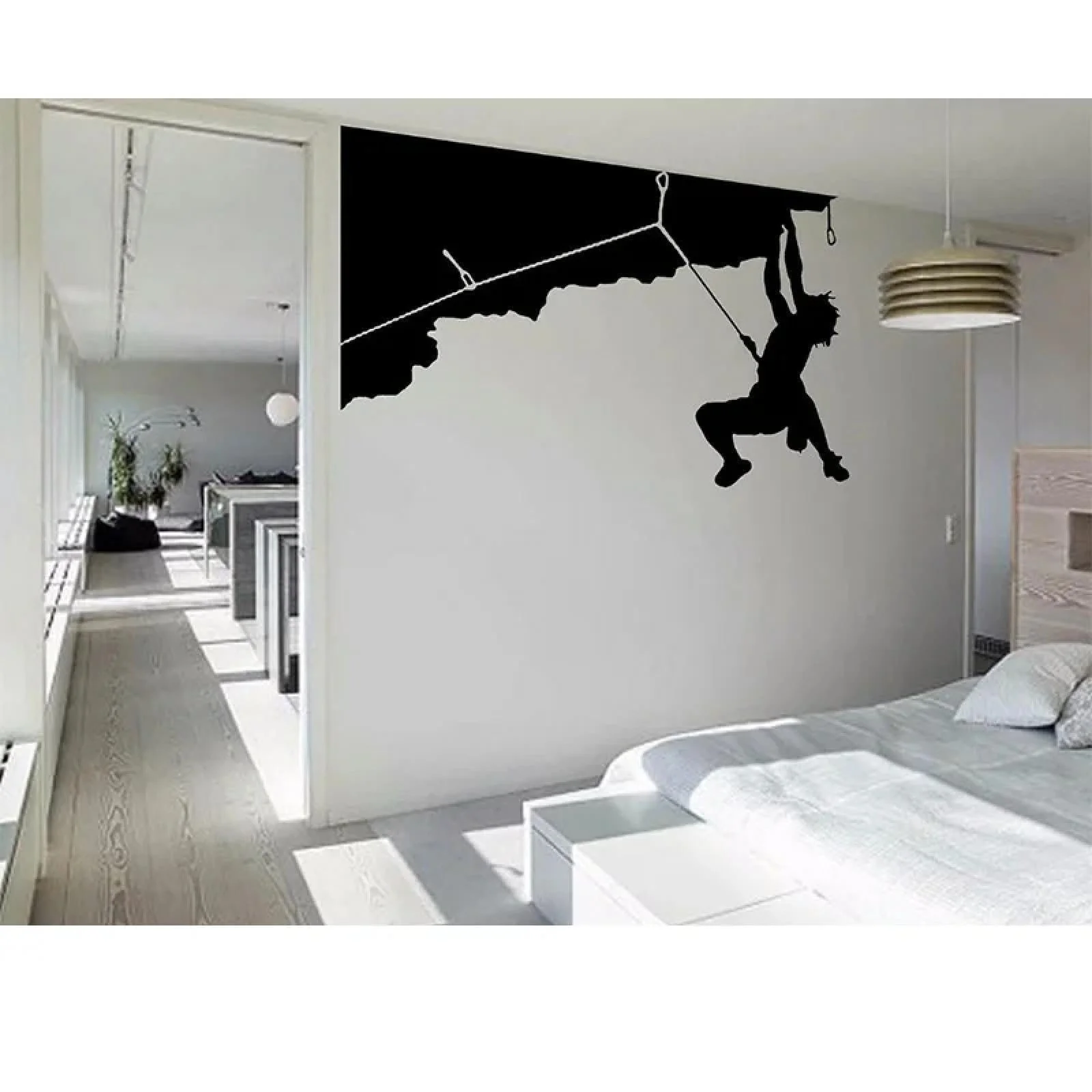 Настінна наклейка Climbing Sports Silhouette Вінілова, фото №1 Настінна наклейка Climbing Sports Silhouette Вінілова, фото №1