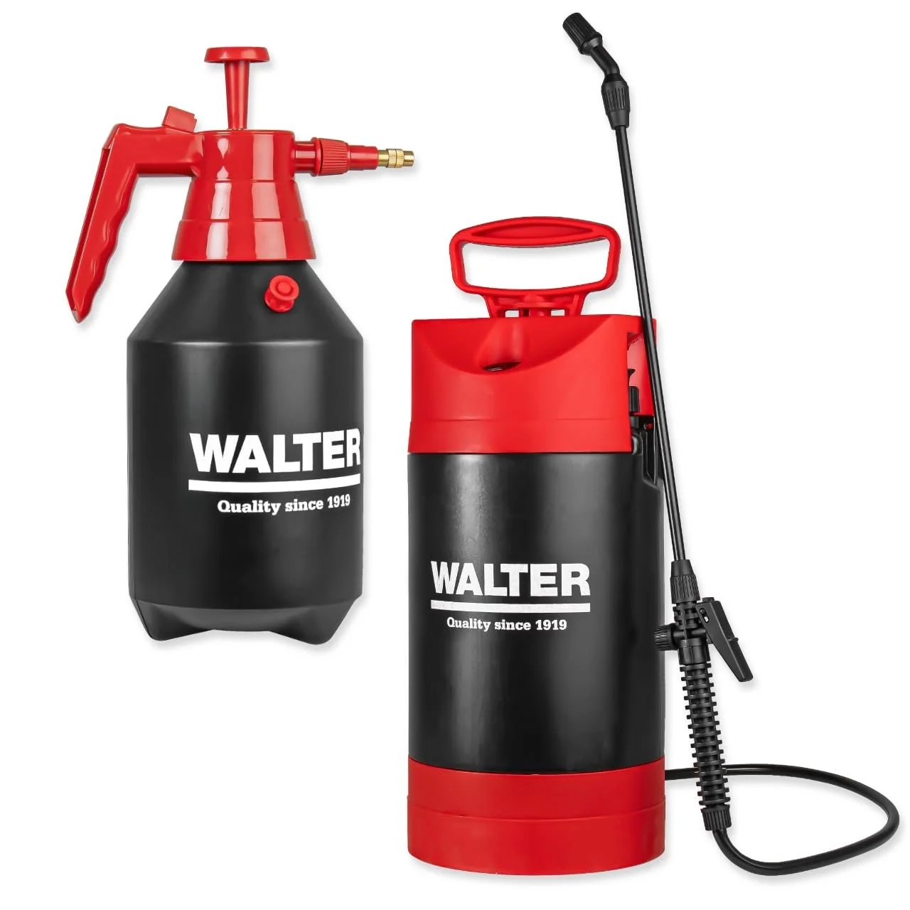 Набір обприскувачів WALTER 1.5 л + 5 л 3 Бар Регульована форсунка, фото №1 Набір обприскувачів WALTER 1.5 л + 5 л 3 Бар Регульована форсунка, фото №1