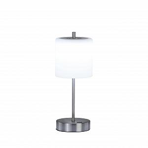Настільна лампа RIVA Wireless Daylight Touch Dimmer 34,5 cm (Silver/Opal Glass) - Фото 1