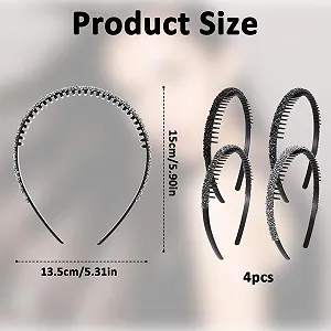 Набір з 4 обручів з блискітками synthetic.ua - Фото 1