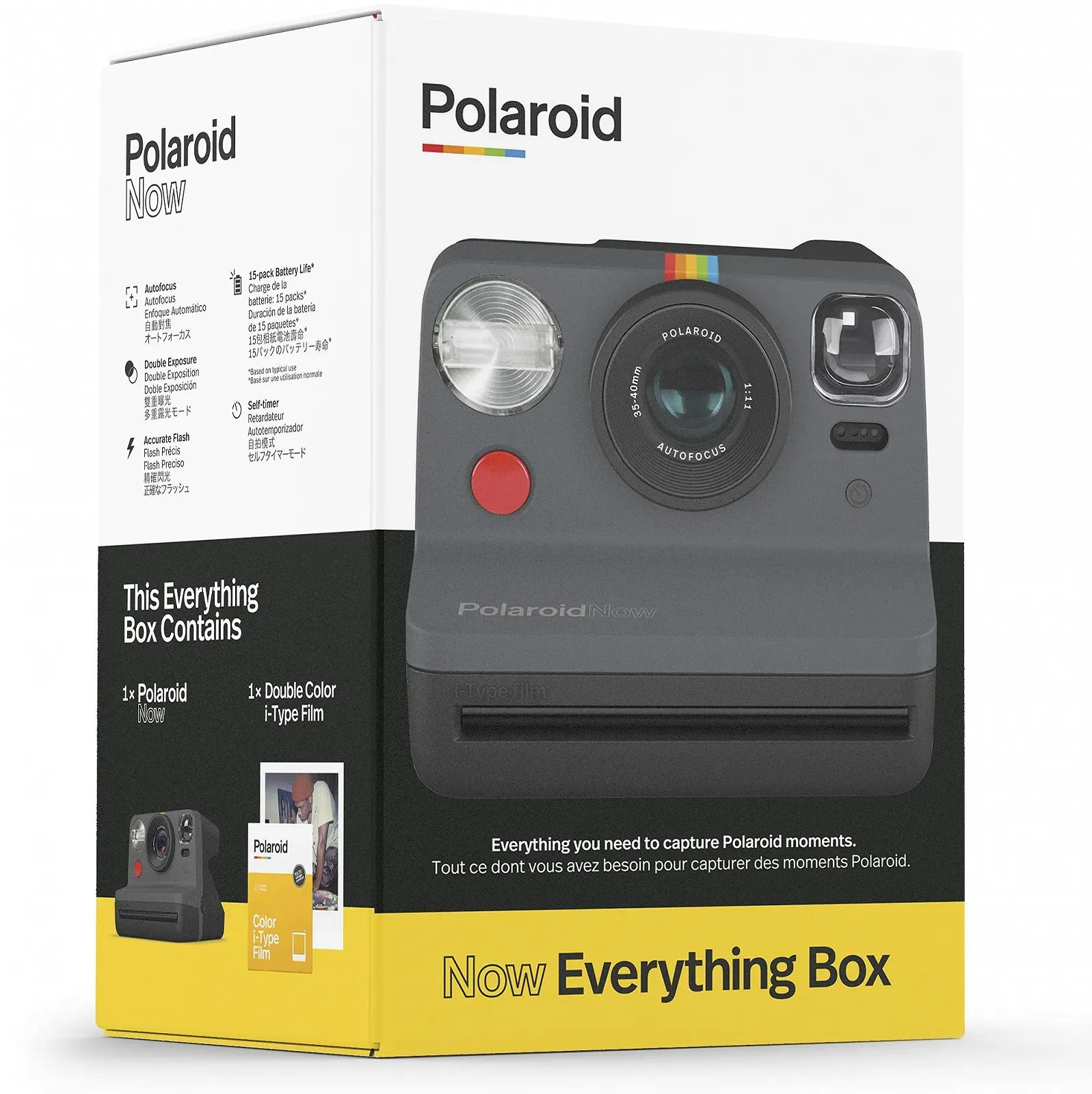 Фотокамера мгновенной печати Polaroid Now Black (113734), фото №8