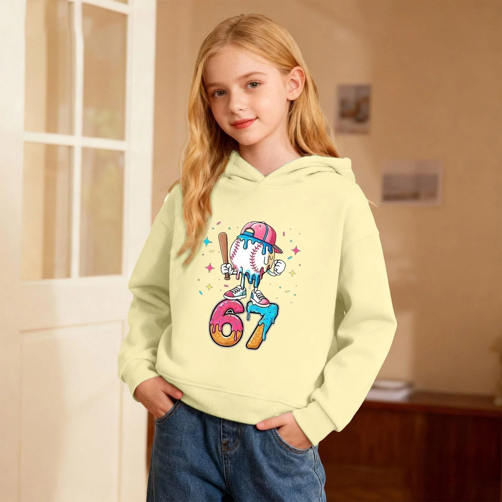 Худі Six Seven Дитячий M Вінтажний, фото №4