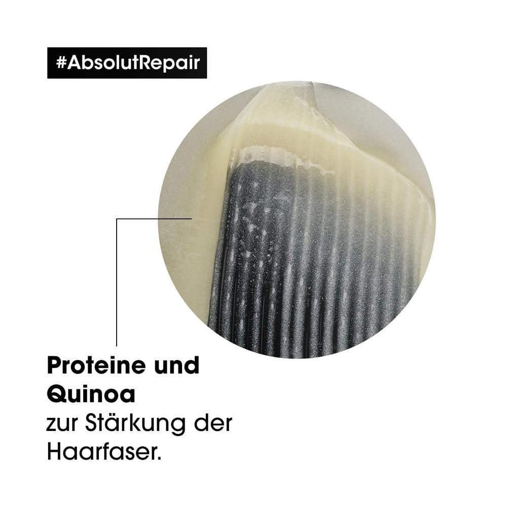 Шампунь L'Oréal Professionnel Serie Expert Absolut Repair для поврежденных и сухих волос с киноа, фото №5