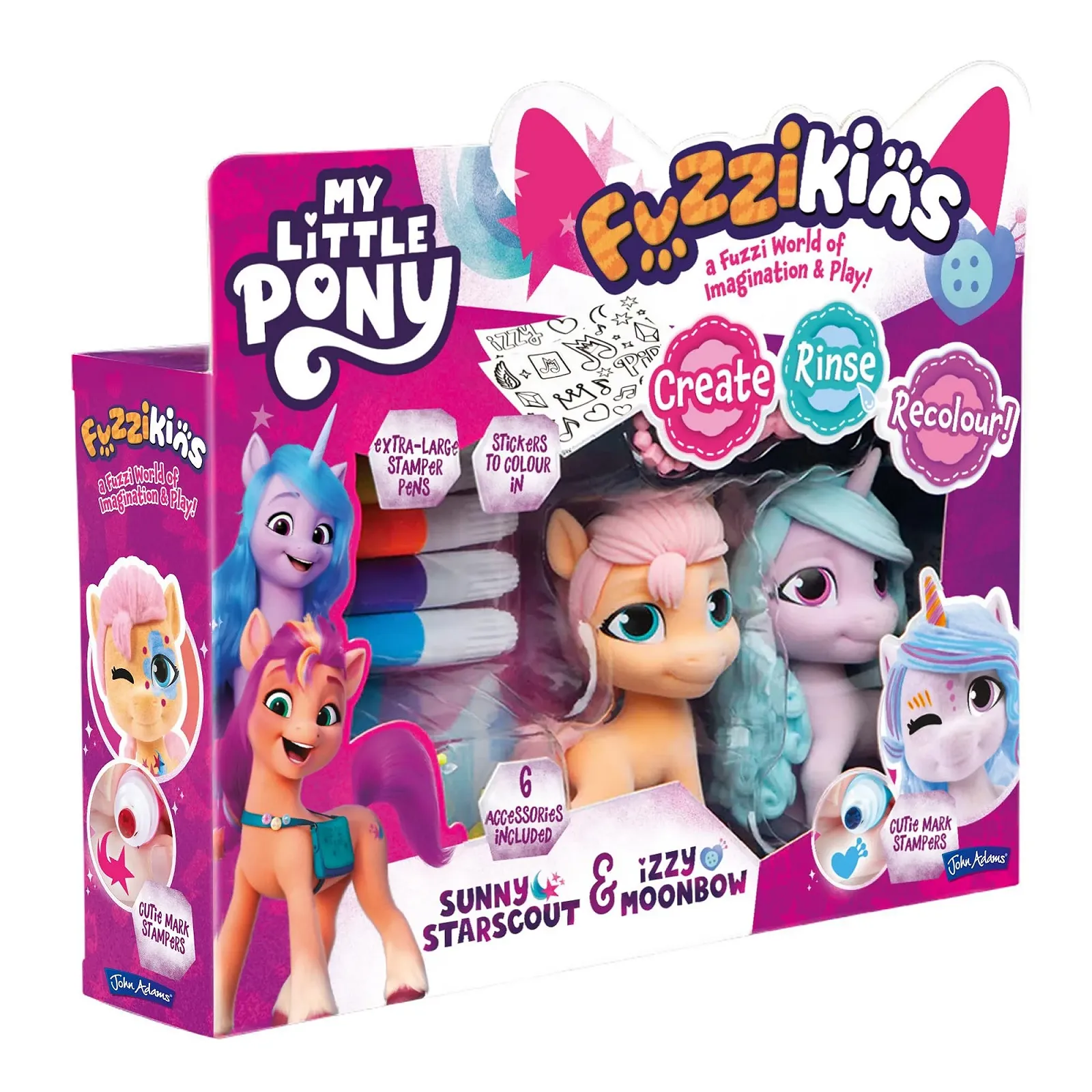 Ігровий набір Fuzzikins My Little Pony Twin Pack (Sunny & Izzy) Рожевий та Фіолетовий, фото №8 Ігровий набір Fuzzikins My Little Pony Twin Pack (Sunny & Izzy) Рожевий та Фіолетовий, фото №8