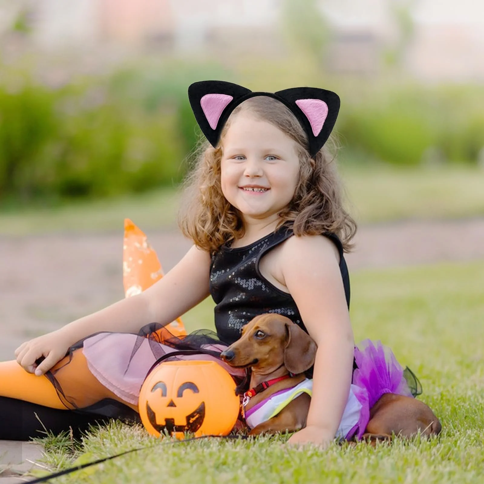 Набір з 2 милих обручів на голову з котячими вушками, фото №3