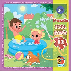 Пазлы Детская площадка 12 элем 21х20 см [tsi223156-TSI] - Фото 1