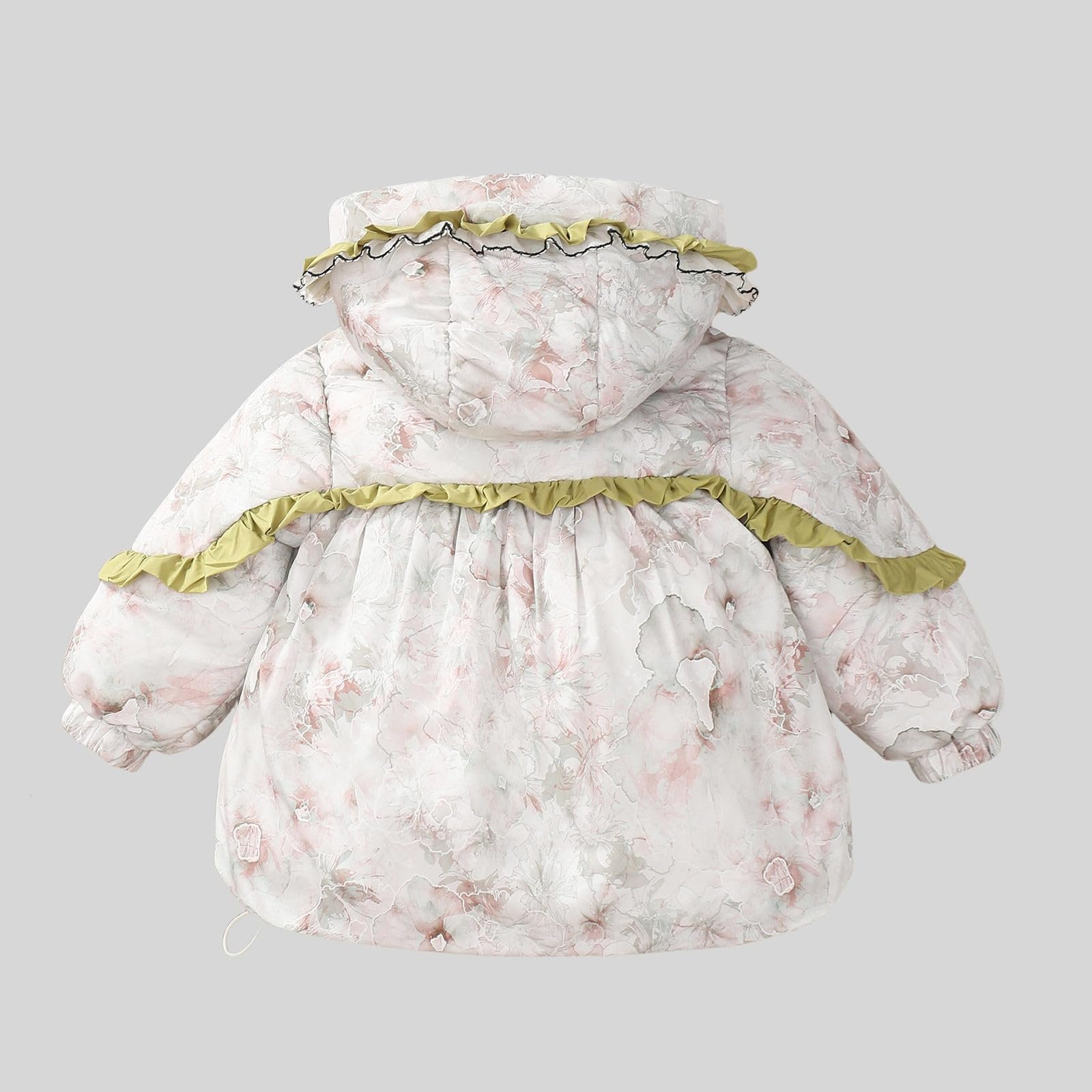 Пальто для дівчинки Утеплена бавовняна куртка, фото №3 Пальто для дівчинки Утеплена бавовняна куртка, фото №3